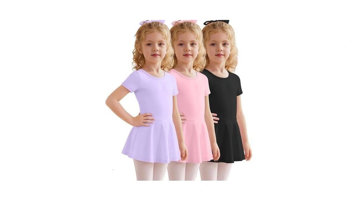 Lessonzoo 3 Pack Ballet Leotards For Girls