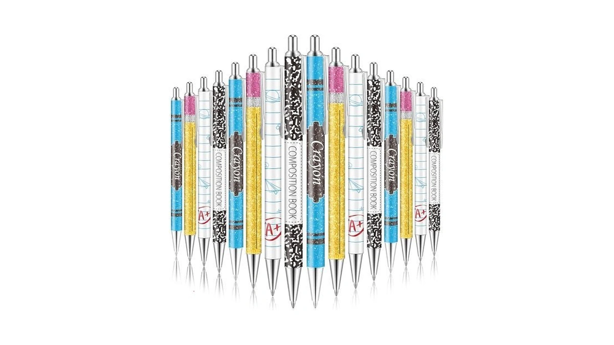 Hamdwerk Teachers Ballpoint Pens Gifts - 16 Pcs Teacher Appreciation