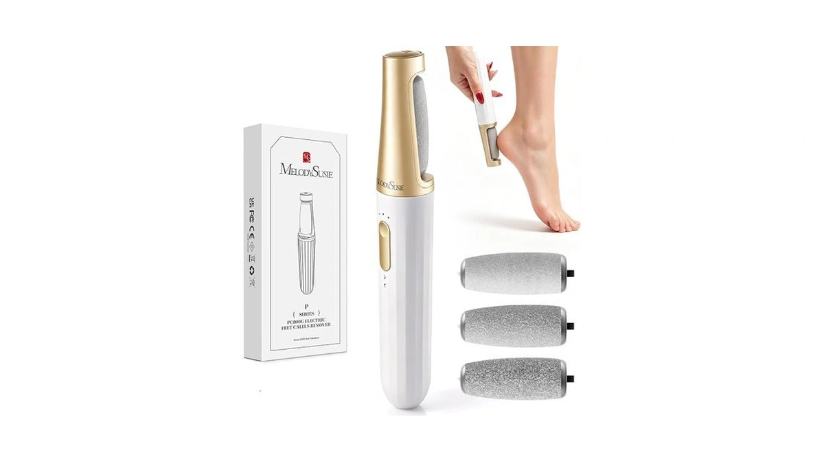 Melodysusie Electric Callus Remover For Feet, Pc800g Ipx7 Waterproof Rechargeable