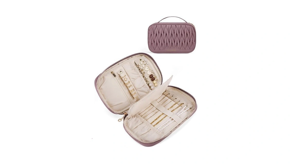 Bagsmart Travel Jewelry Case Jewelry Organizers And Storage Earings Holder