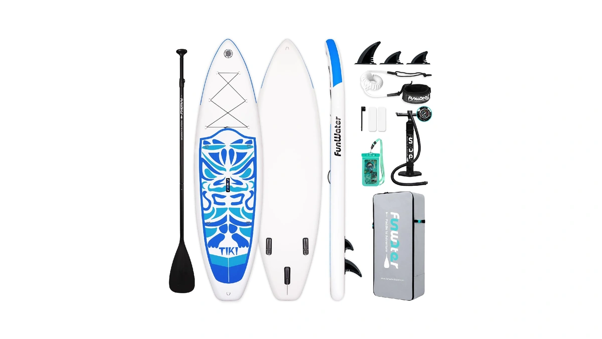 Funwater Inflatable Stand Up Paddle Board With Beginners Sup Accessories