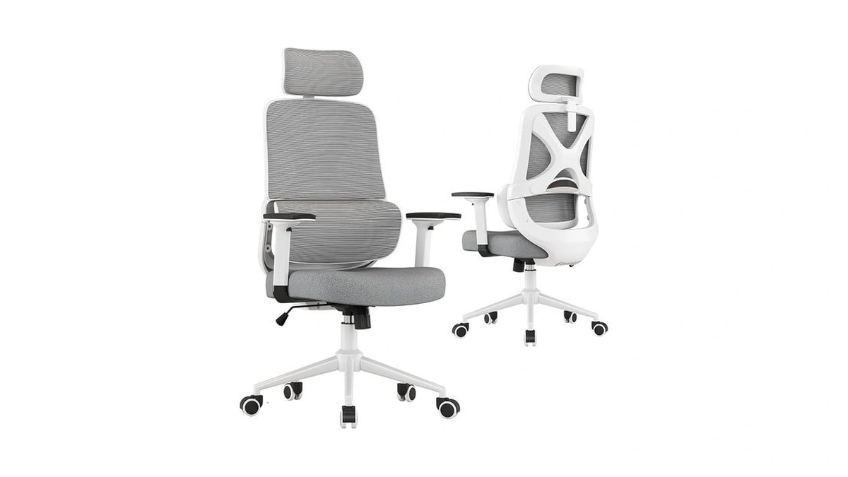 Apusen High Back Ergonomic Desk Chair With Adjustable Lumbar Support