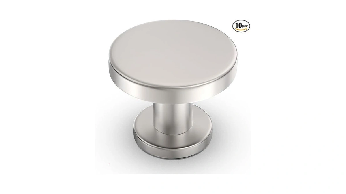 Komotia 10 Pack Cabinet Knobs Brushed Satin Nickel Kitchen Cabinet