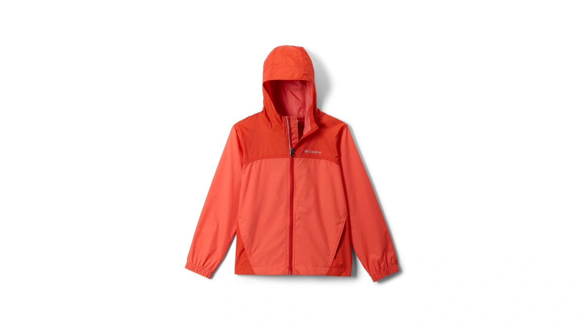 Columbia Youth Boys Toddler Glennaker Waterproof Rain Jacket, Zing/super Sonic,