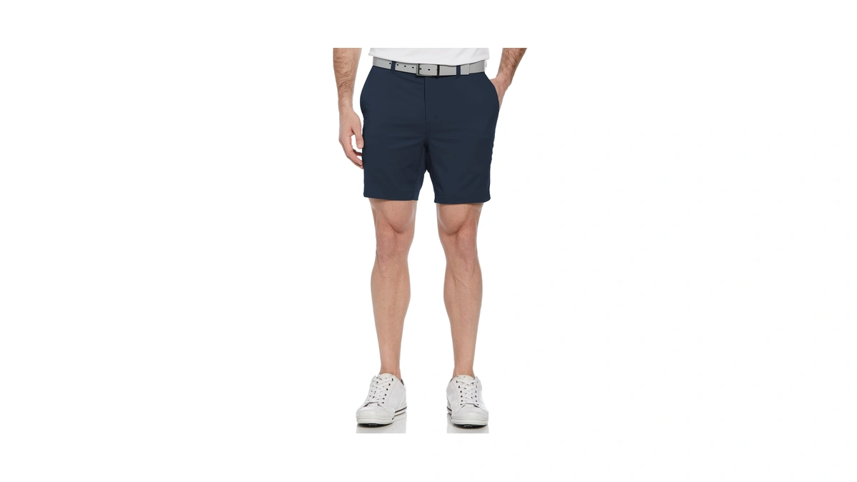 Pga Tour Men's 7β Flat Front Performance Golf Shorts With