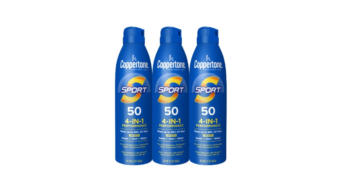 Coppertone Sport Sunscreen Spray Spf 50, Multipack, 3 X 5.5