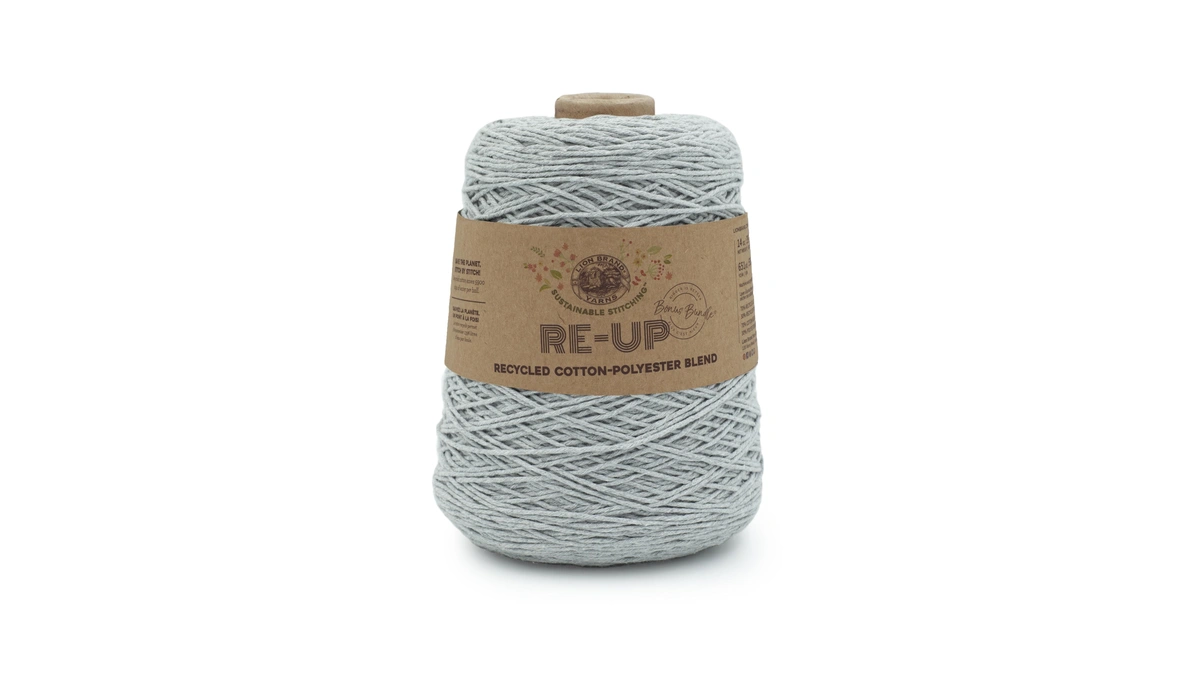 Lion Brand Yarn, Re-up Bonus Bundle Yarn, Silver Lining, Gray,