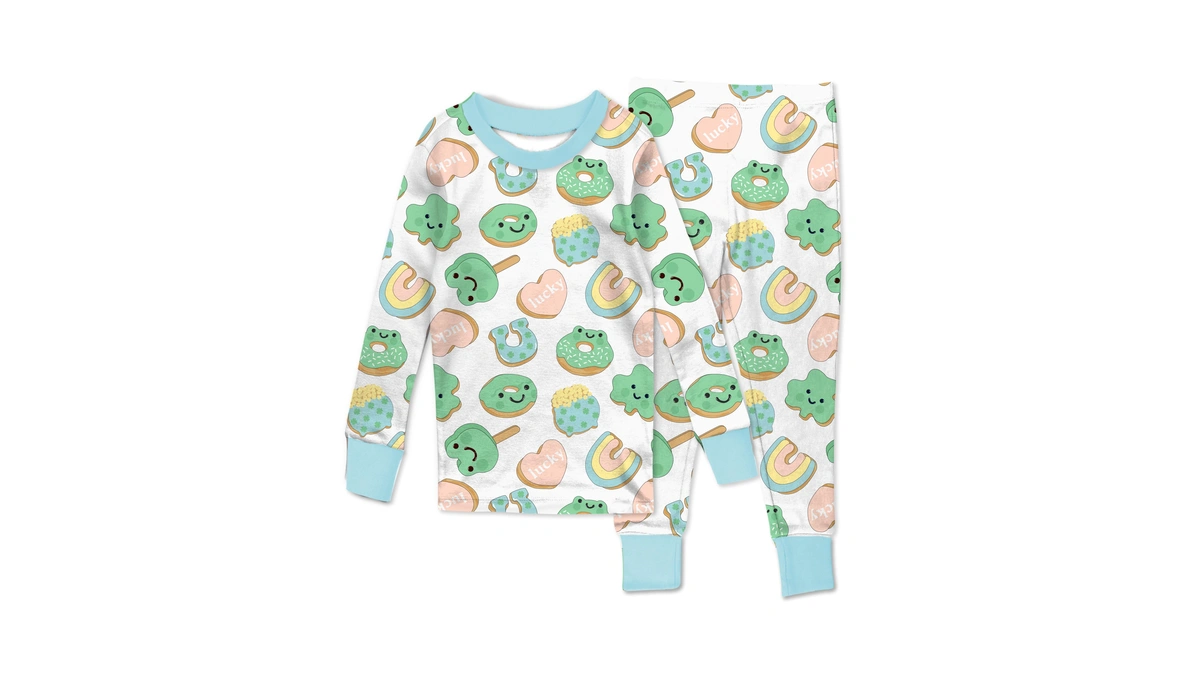 Butterblu Zen Snug-fit 2-piece Pajamas 100% Long Sleeve Organic Cotton