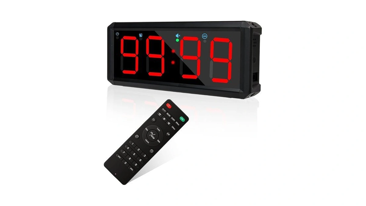 2.1-inch 4-digit Quick Gym Timer, Suitable For Fitness Training, Event