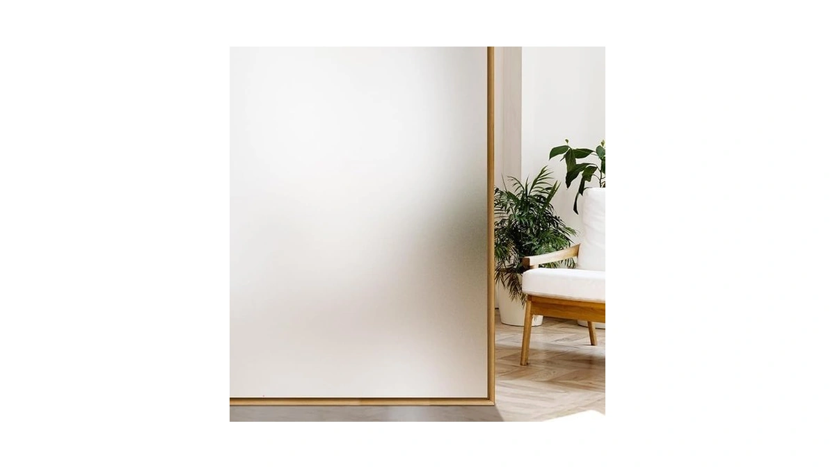Frosted Glass Window Privacy Film, Static Cling, No Glue, Uv