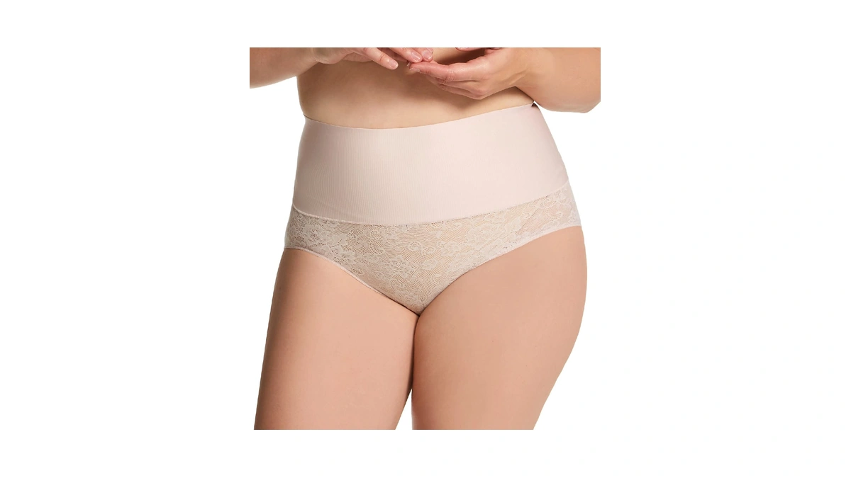 Maidenform Women's Tame Your Tummy Shaping Lace Brief With Cool