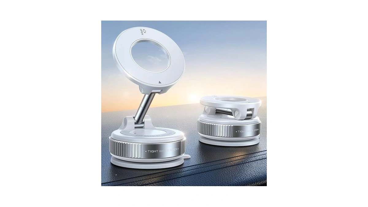 Joyroom Vacuum Magnetic Car Phone Holder, Strongest Suction Cup 360Β°