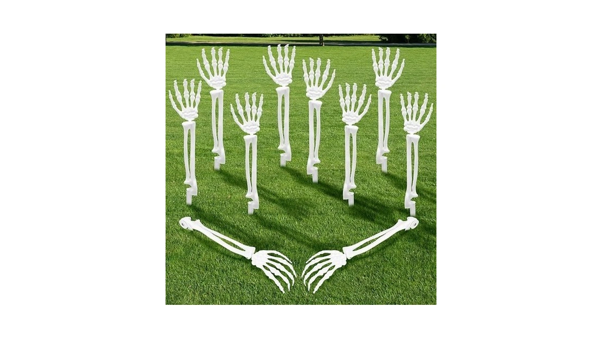 Halloween Skeleton Hand Decorations