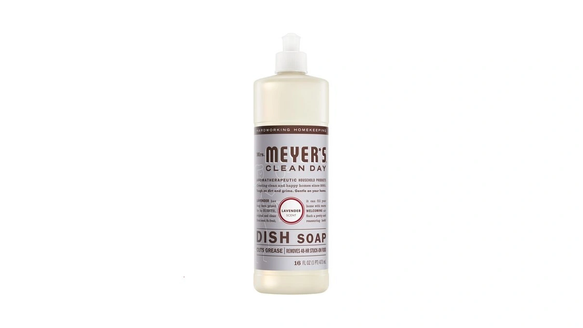 Mrs. Meyer's Clean Day, Liquid Dish Soap, Lavender Scent, 16