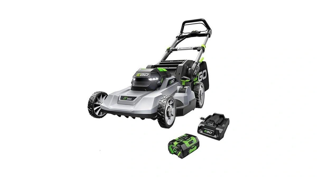 Ego Power+ 21" Cordless Electric Lawn Mower With Battery, Charger