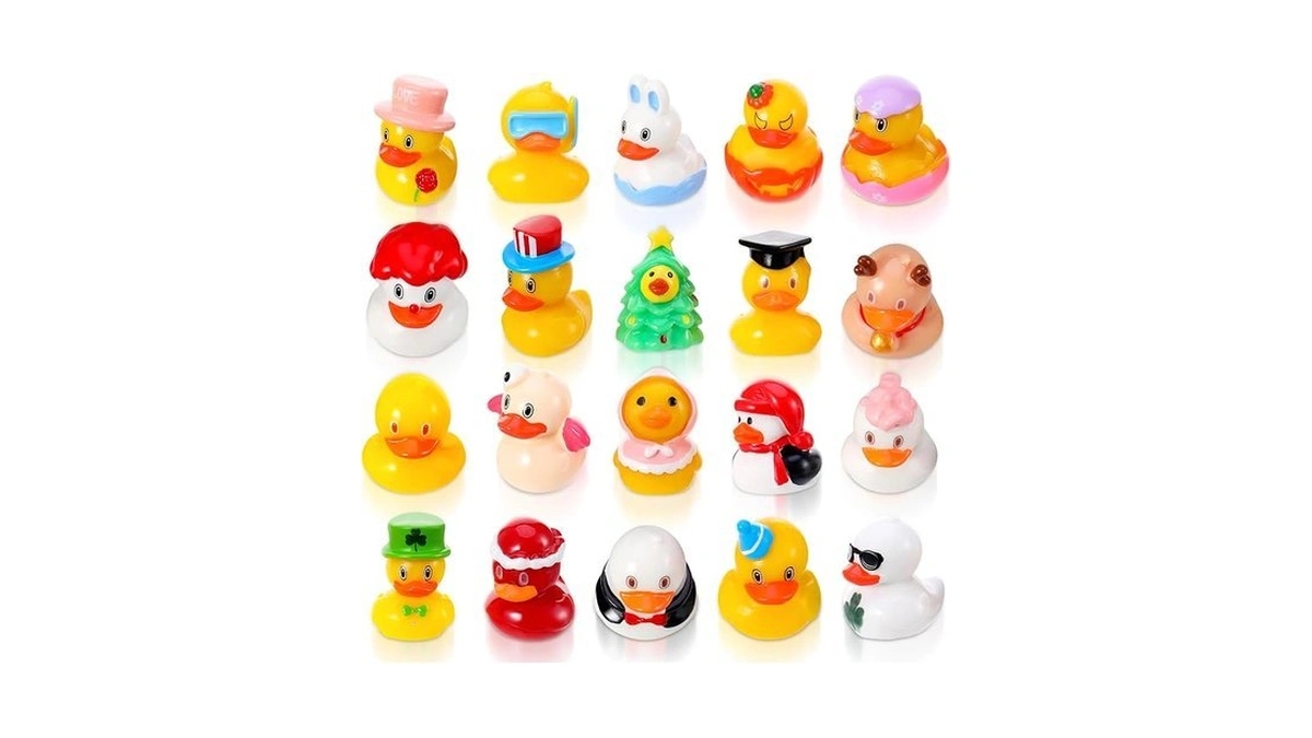 20 Pcs Holiday Mini Resin Ducks Tiny Resin Animals Mini