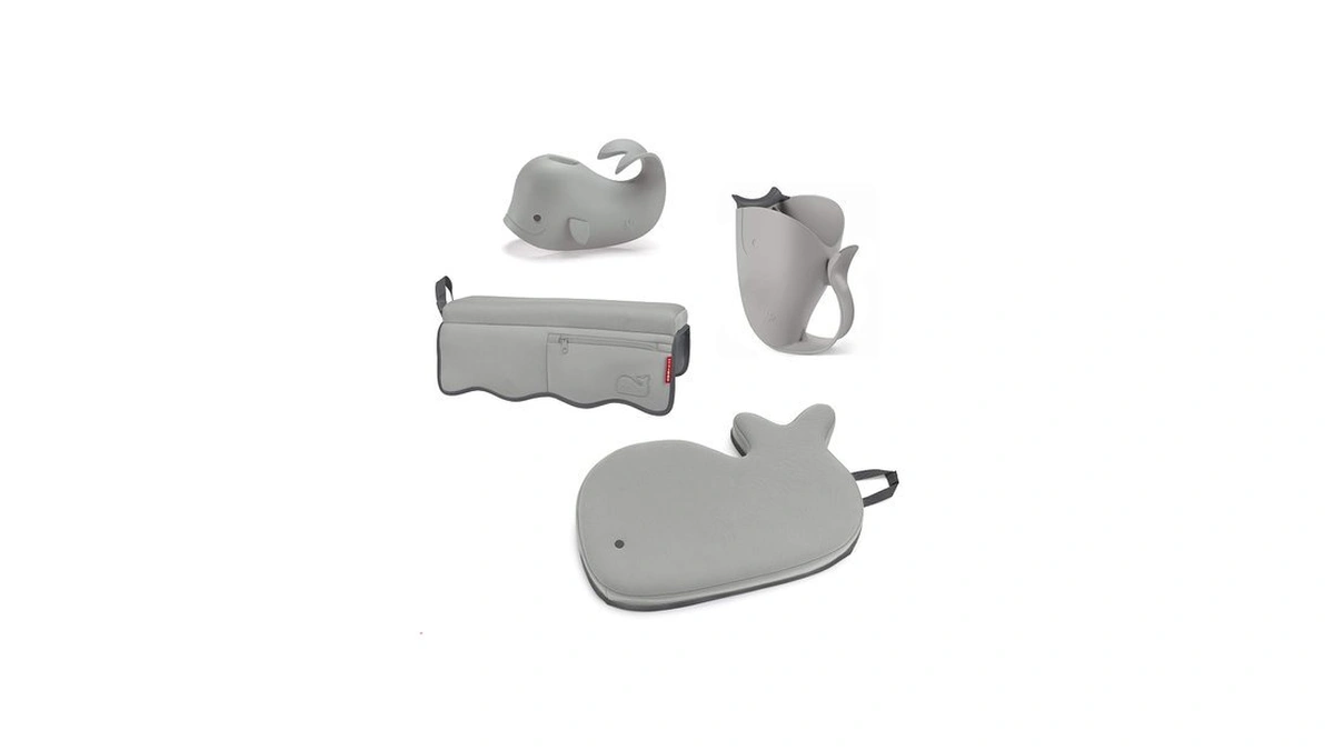 Skip Hop Moby Baby Bath Essentials Set Grey