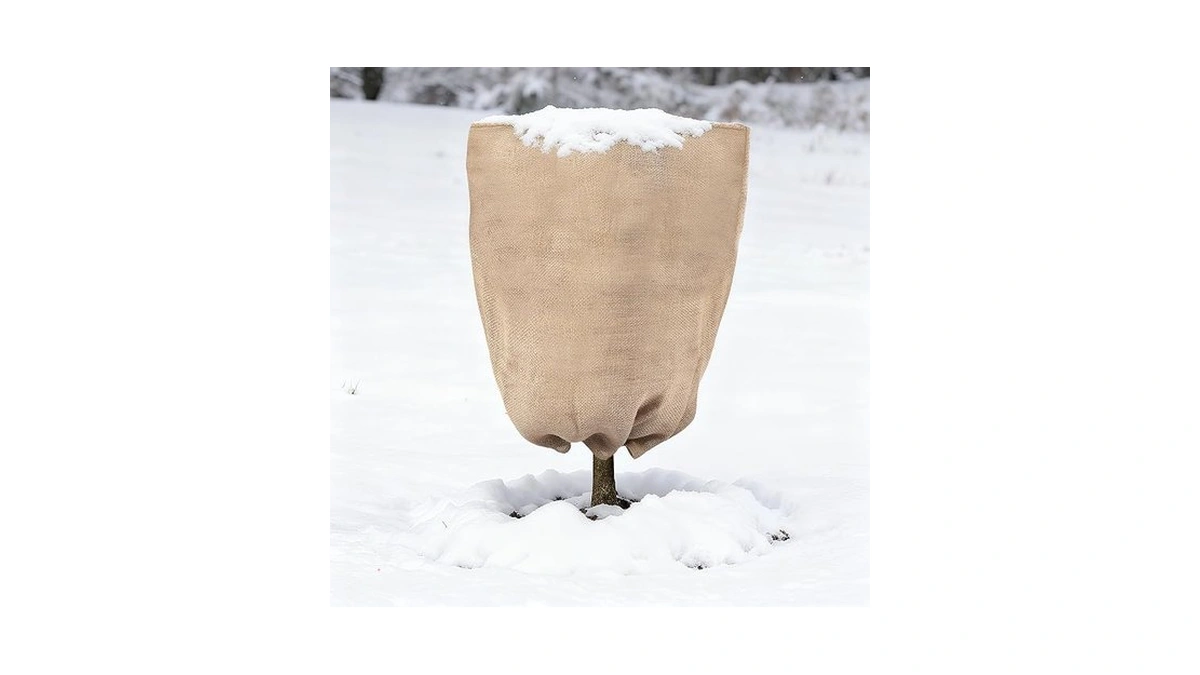 Anphsin Burlap Plant Covers Freeze Protection For Patio Winterizing -