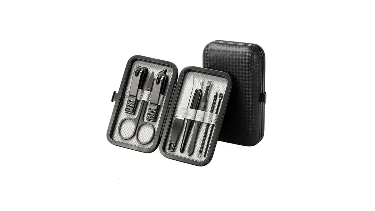 8-pc Manicure Set,stocking Stuffers For Men,teen Boy,gift Ideal For Husband