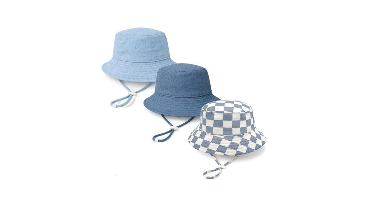Baby Sun Hat Infant Toddler Summer Cotton Yarn Bucket Hat