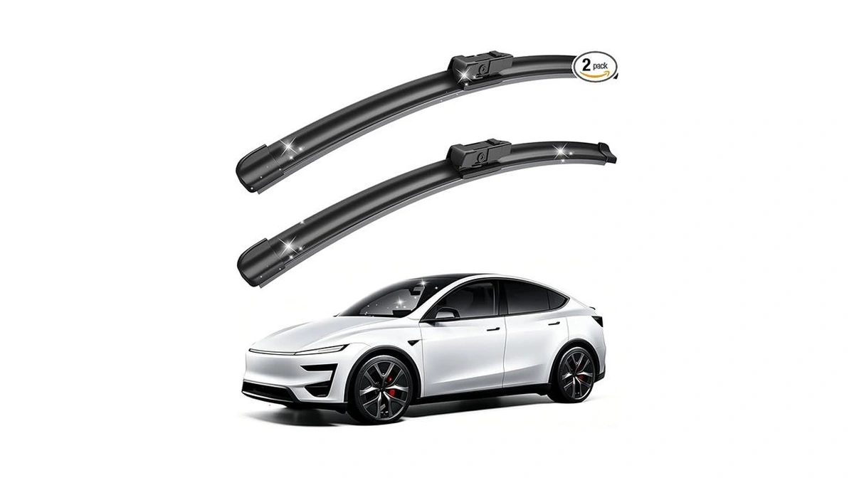 26"+20" Wiper Blades For Tesla Model Y, Top Lock Oem