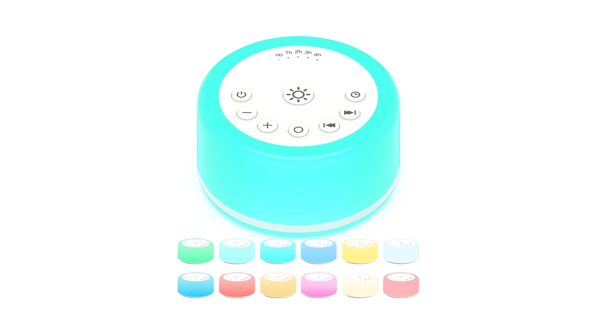 Soother Sleep Sound Machine Night Light White Noise Machine With