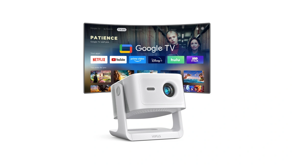 【official Licensed Google Tv】4k Smart Projector With Wifi And Bluetooth,
