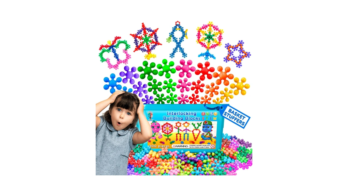Curious 2 Learn Building Blocks 300ct - Stem Toys For