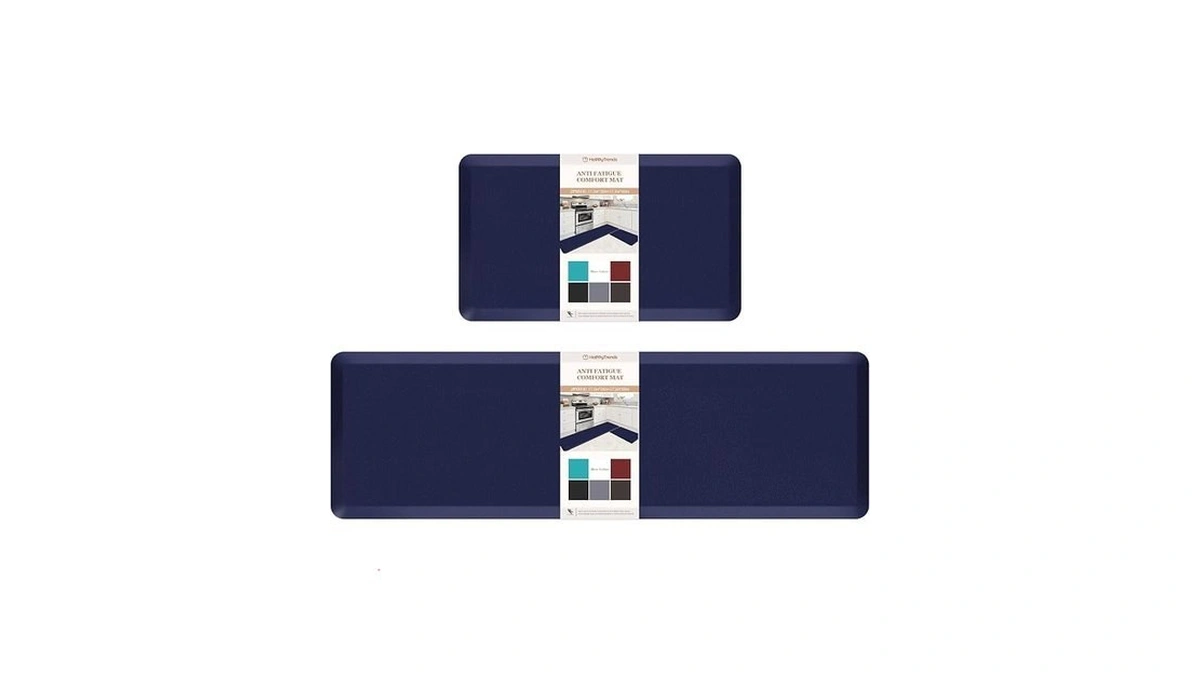 Happytrends 2 Pcs Kitchen Mat Cushioned Anti-fatigue Floor Mat, Heavy