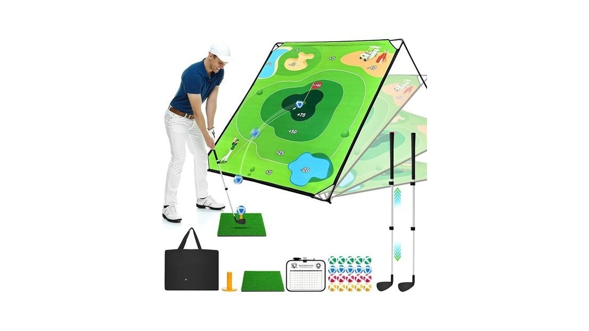 Uruq Golf Chipping Game With 6 X 6 Ft Large