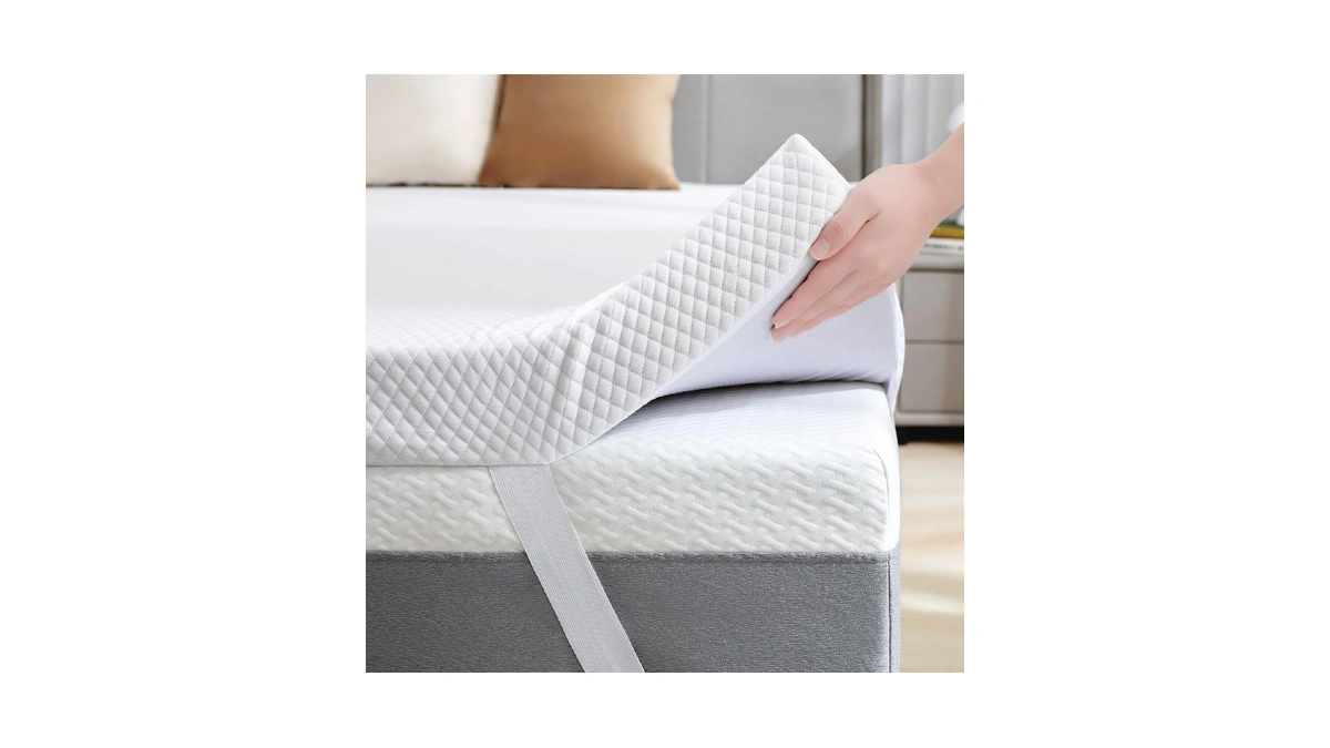 Sinweek 3 Inch Gel Memory Foam Mattress Topper Queen Size,