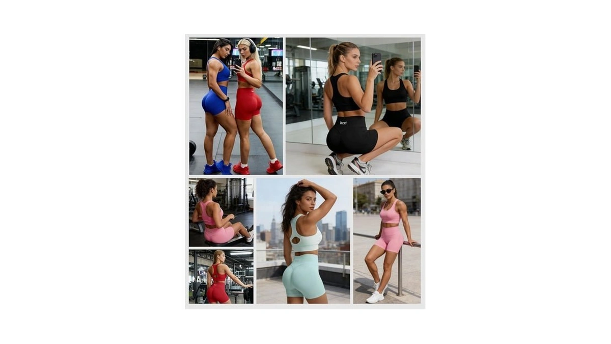 Brl Scrunch Butt Workout Shorts Women