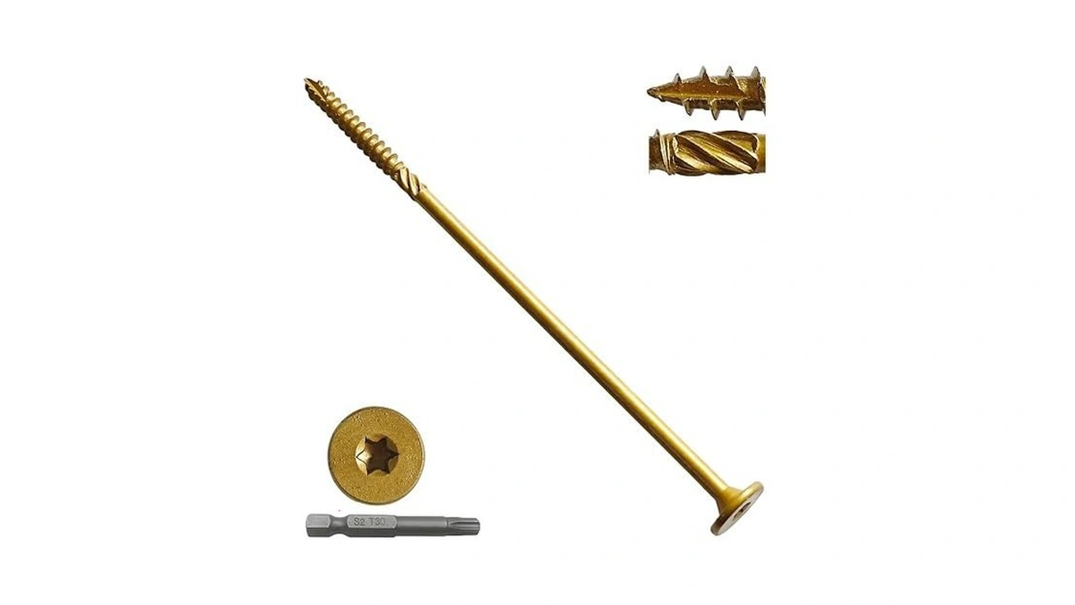 Inch Lag Screws,structural Wood Screws,heavy-duty Outdoor Deck Construction,timber Screws,framing,rust Resistant