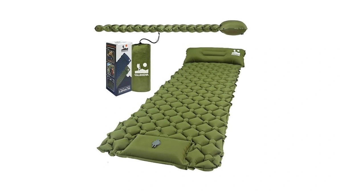 Valehowl 1.8lbs Ultralight Camping Sleeping Pad, R3.0 Backpacking Sleep Mat