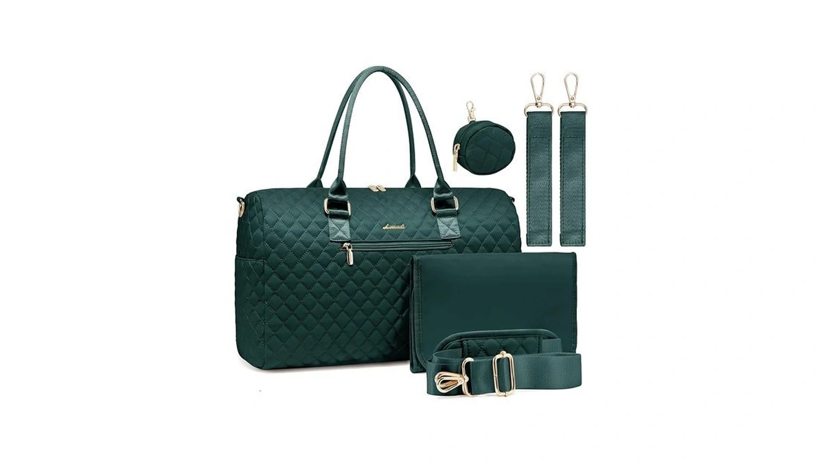 Lovevook Diaper Bag Tote With Pacifier Case And Changing Pad,