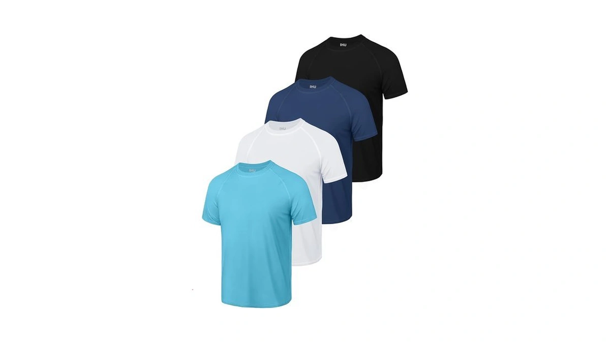 Ihu Boys Rash Guard Short Sleeve Swim Shirts Upf 50+