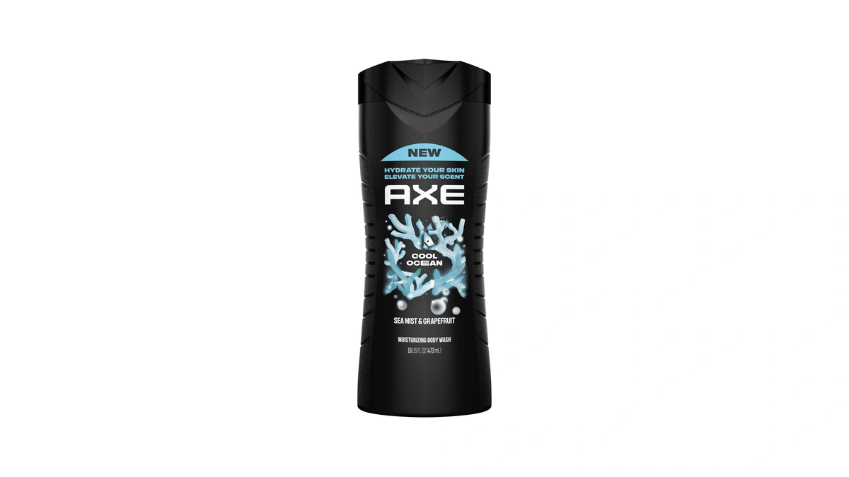 Axe Cool Ocean Men's Body Wash With Essential Oils Body