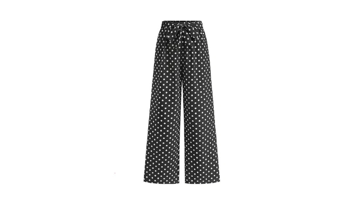 Amazon code: Btfbm Striped Palazzo Pants For Women Ca