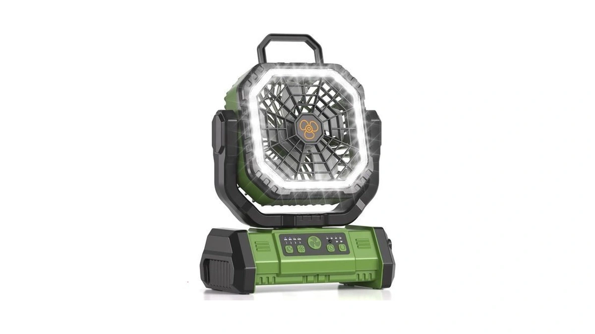 Vicsoon Portable Camping Fan 20000mah Battery Powered Rechargeable Fan