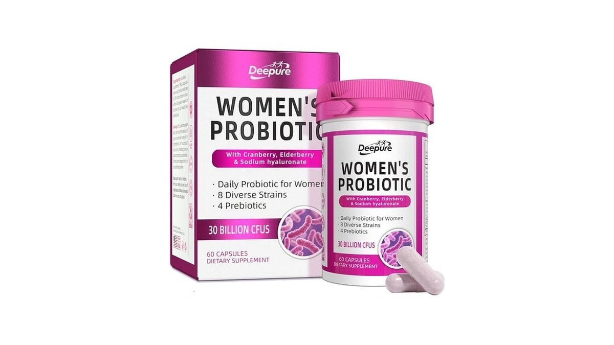 Deepure Vaginal Probiotics For Women, With Cranberry Elderberry & Sodium