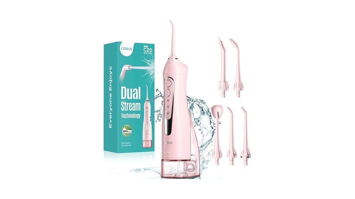 Coslus Ada Accepted C20 Water Dental Flosser Teeth Pick, 300ml