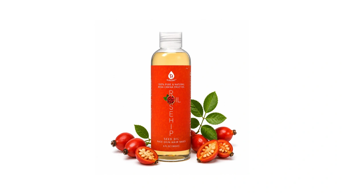 Pursonic Pure Cold Pressed Rosehip Seed Oil For Face, Hair,
