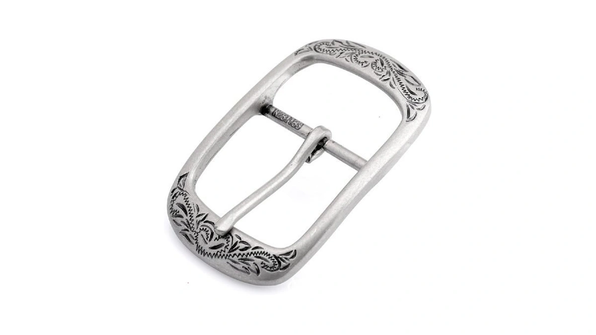 Craftmemore Western Engraved Metal Belt Buckle Classic Vintage 1.5 Inches