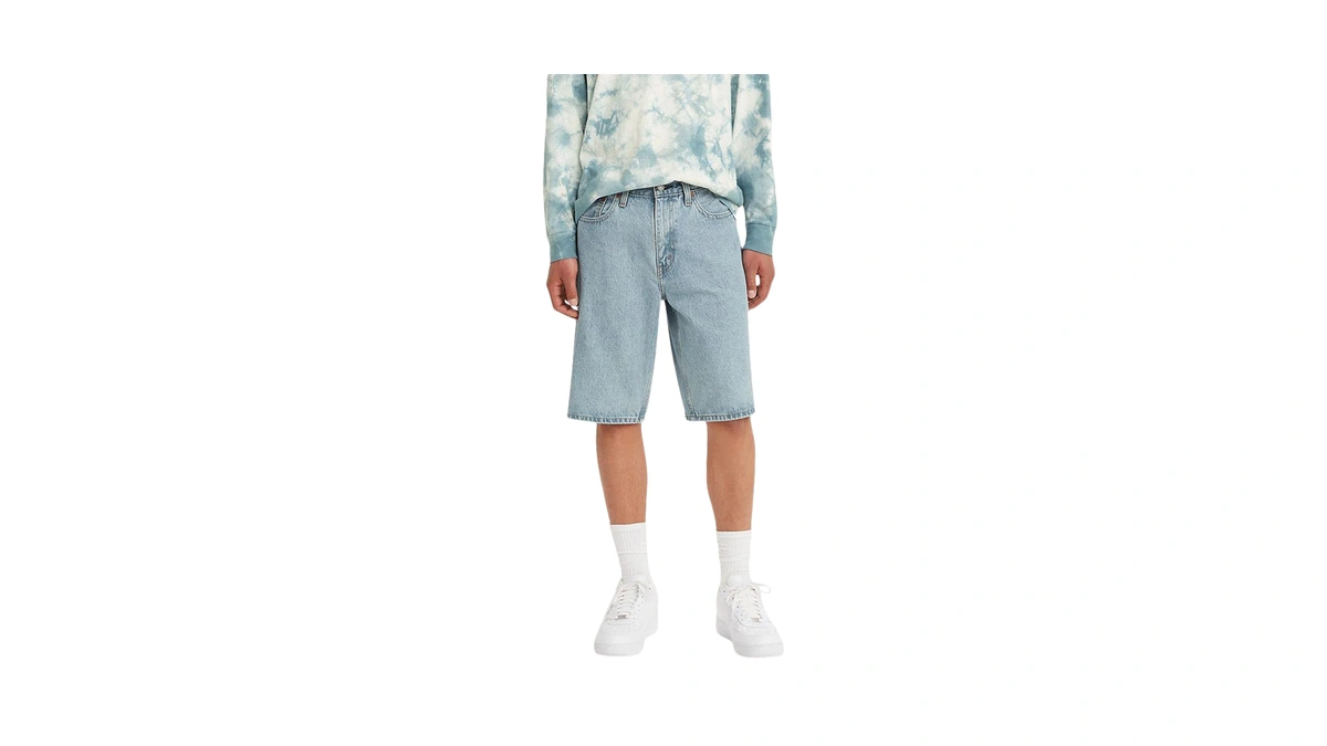 Levi's Men's 469 Loose Short, Light Run - Light Indigo,