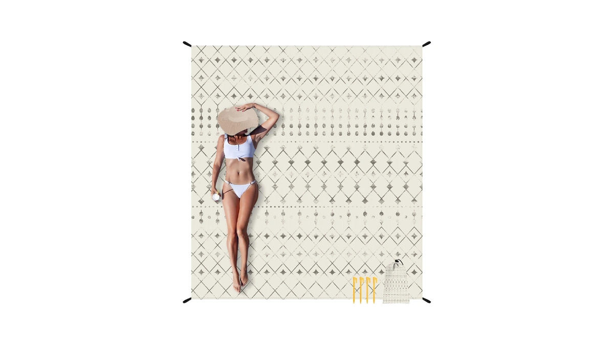 Beach Blanket Waterproof Sandproof Large Picn...