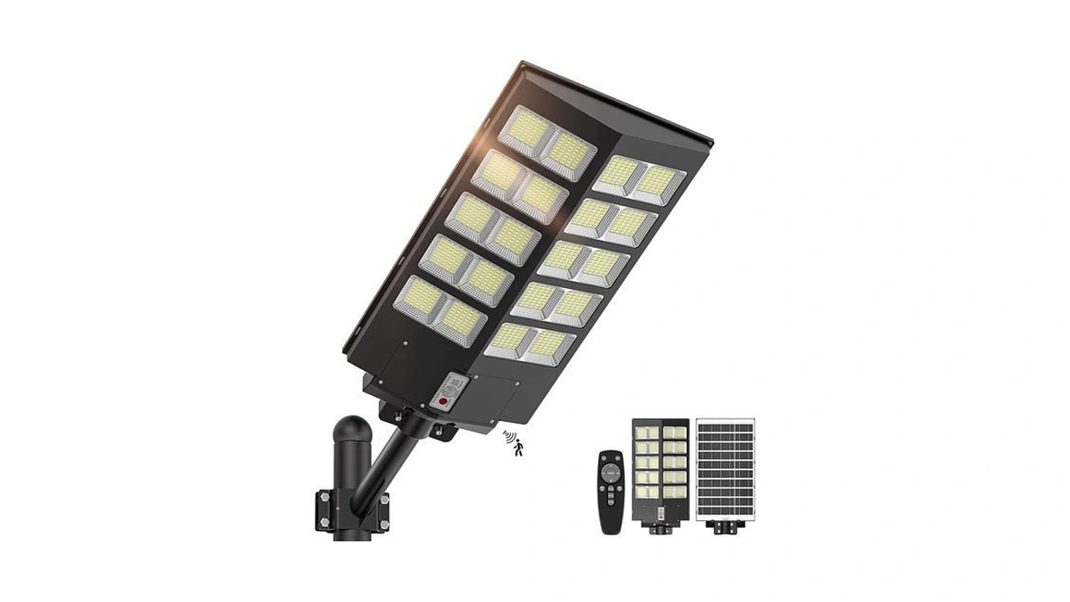 Wywna Solar Lights Outdoor, Motion Sensor, Remote, Ip66 Waterproof
