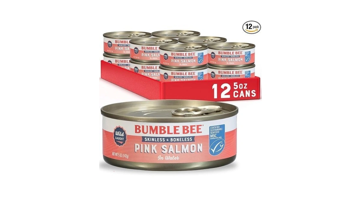 Bumble Bee Wild Caught Pink Salmon In Water, 5 Oz