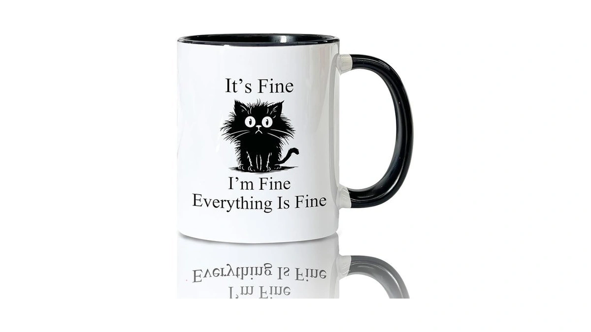 Foyoulame Black Cat Gifts Funny Coffee Mugs - Black Cat