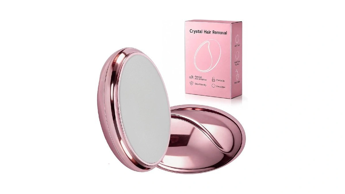 Zixsavk Crystal Hair Eraser For Women And Men, Reusable Crystal
