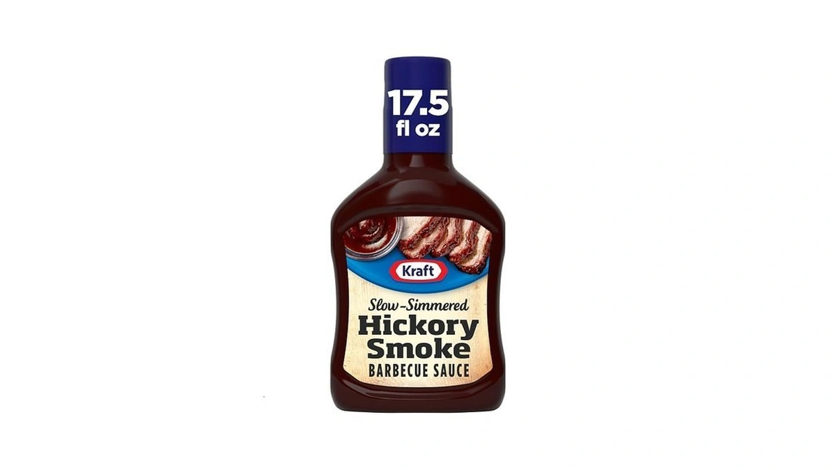 Kraft Bbq Sauce, Hickory Smoke Slow-simmered Barbecue, 17.5 Oz Bottle